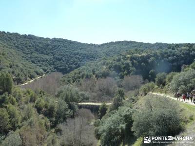 Azud del Mesto - Cascada del Hervidero;escaladores de madrid sierra de ayllon